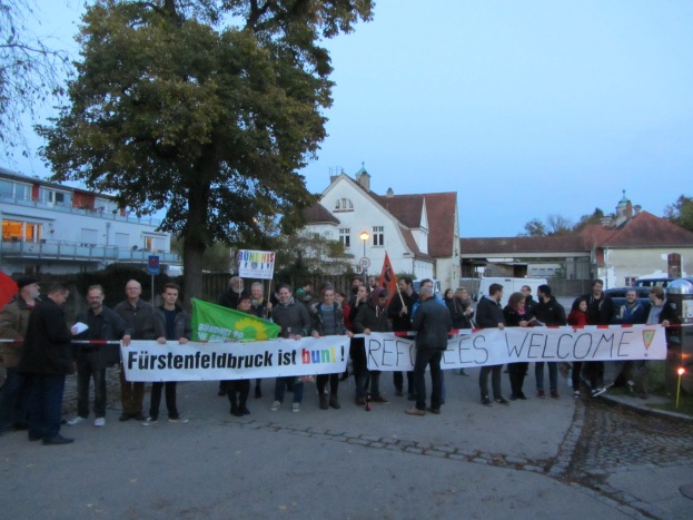 Kundgebung gegen AfD-Veranstaltung in Fürstenfeldbruck